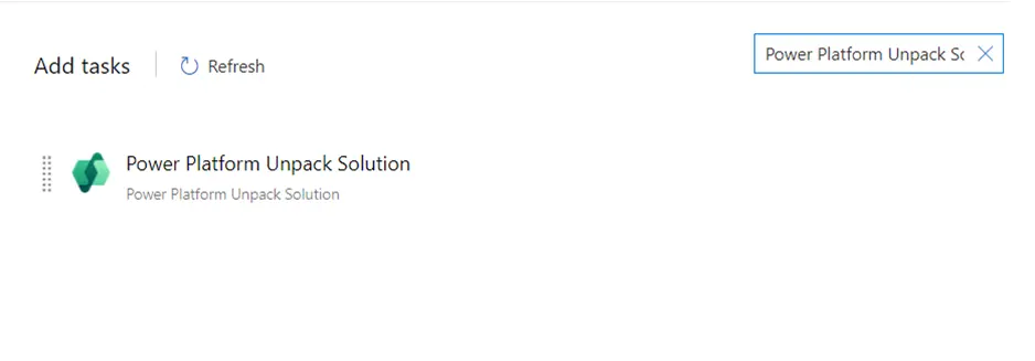 unpack solution step