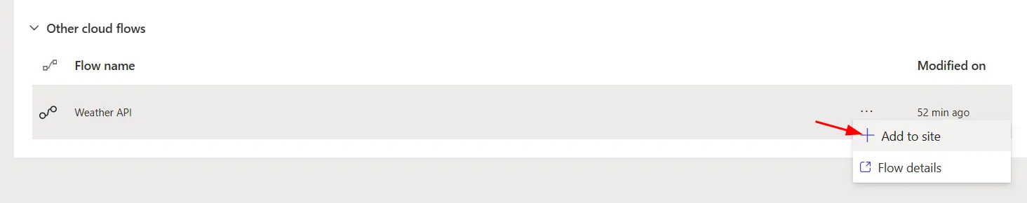 add-flow-to-site add flow to site