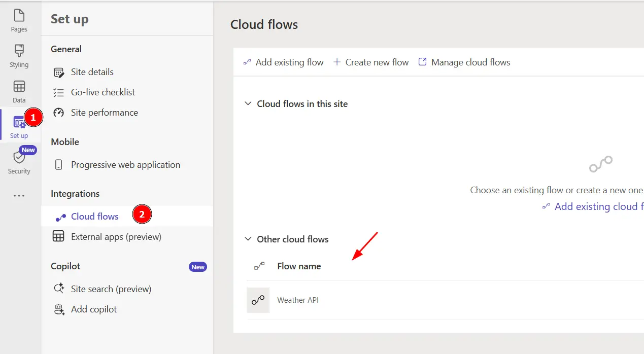 cloud-flows-in-power-pages cloud flows in power pages