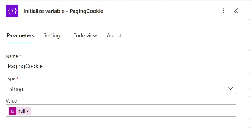 initialize-paging-cookie-variable initialize paging cookie variable