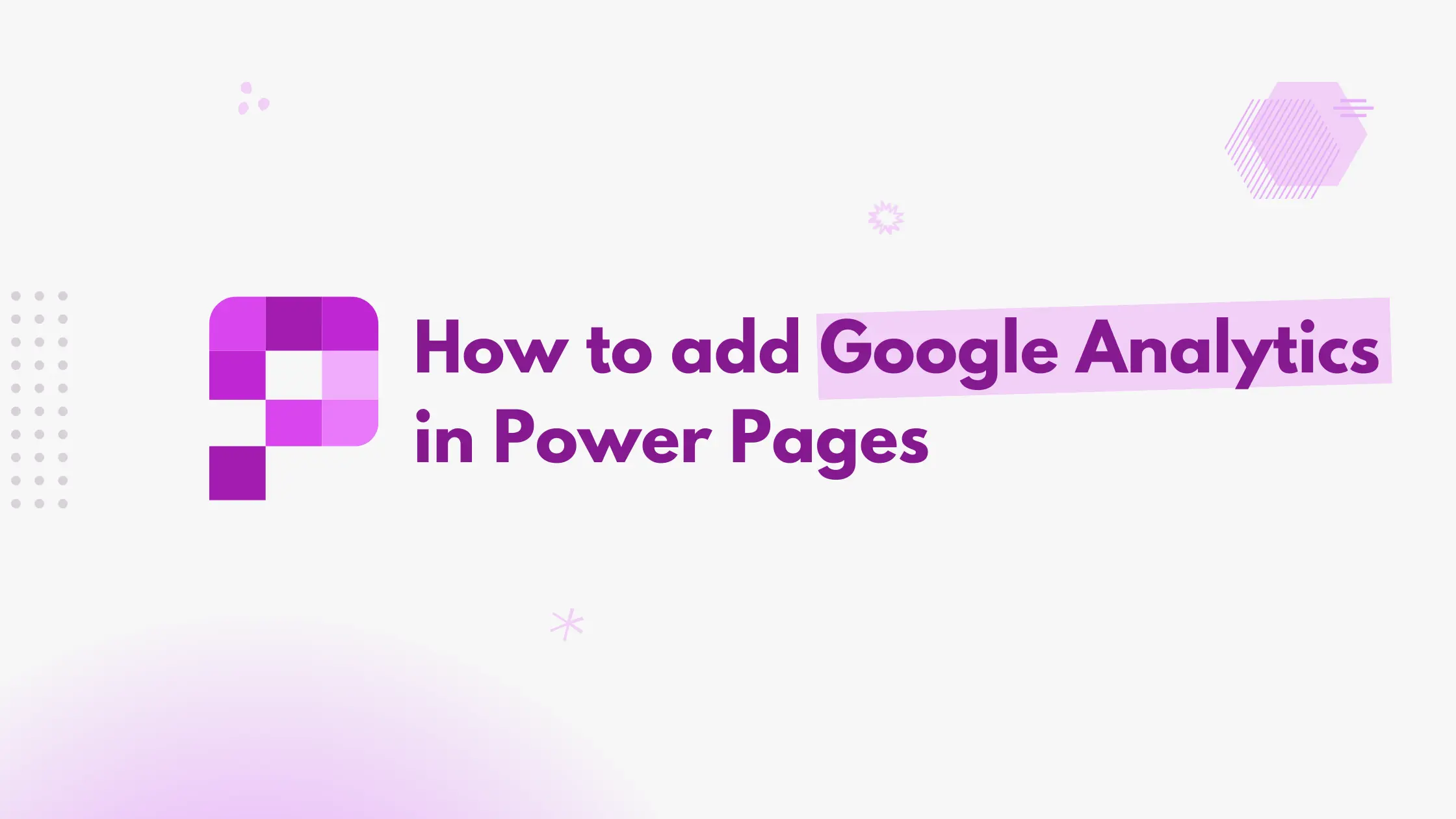How to add google analytics in power pages