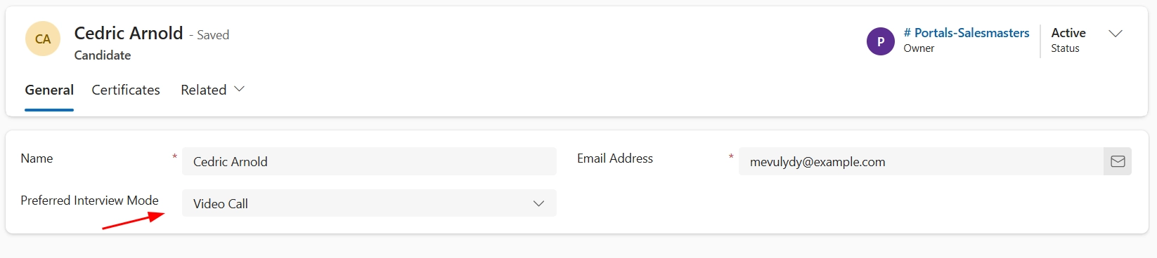 dropdown in model-driven app