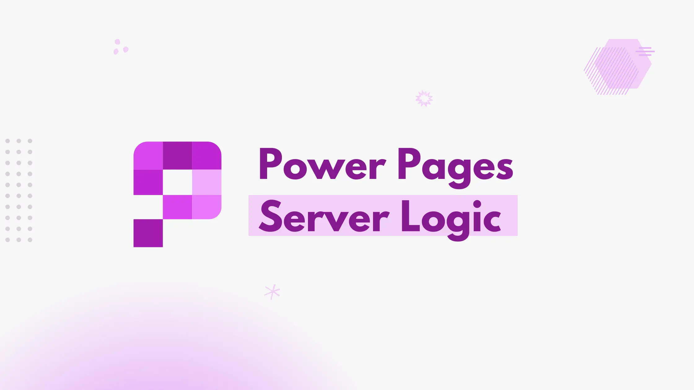 power pages server logic