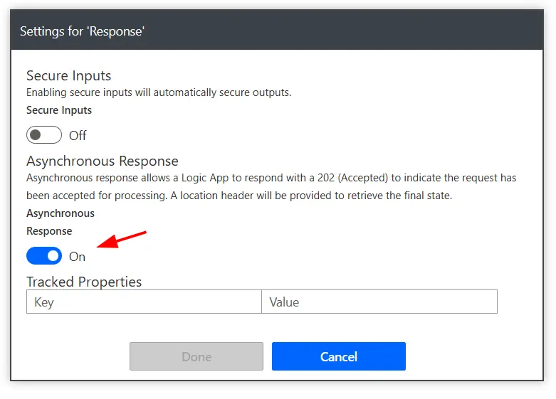 enabling asynchronous response